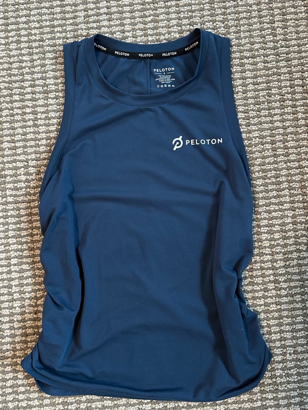 Peloton Navy Blue Women's Athletic Tank Top